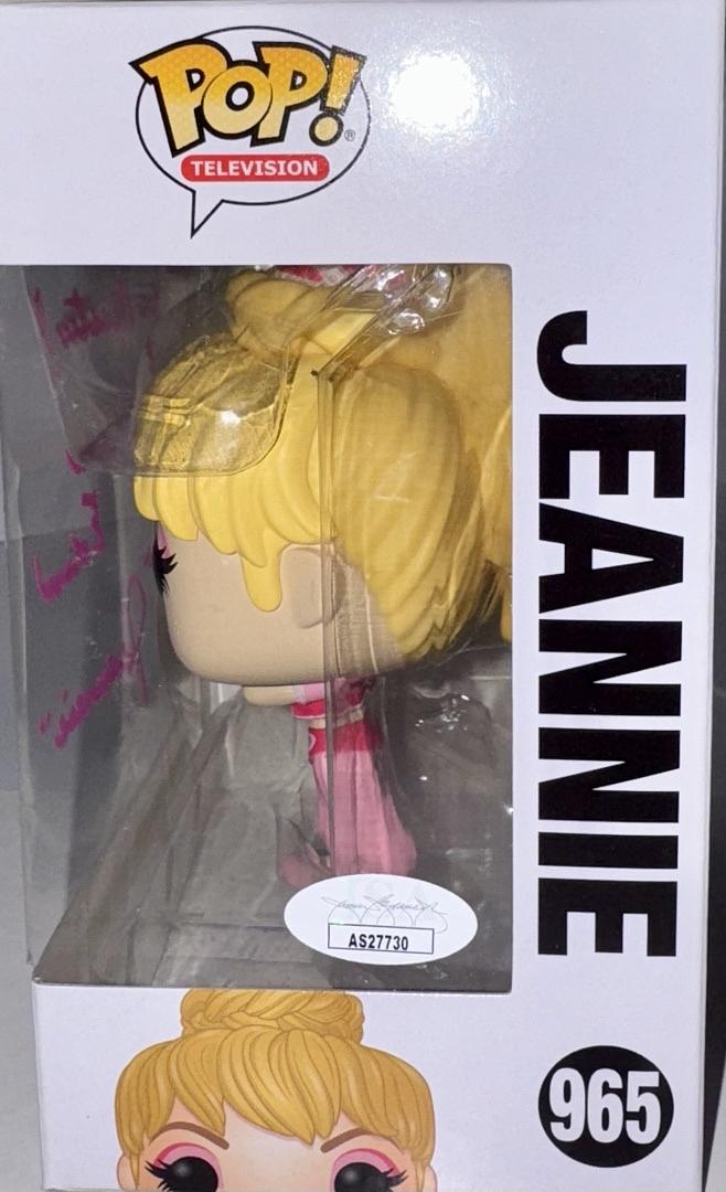 Barbara Eden Signed Funko Pop #965 "Jeannie" (I Dream Of Jeannie) w/Quote and Character Name - JSA COA