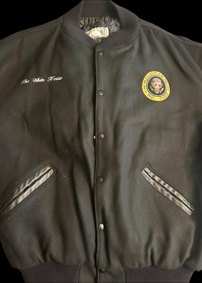 George Bush Signed Presidential Seal Jacket *RARE* - JSA COA