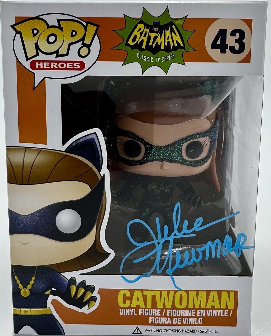 Julie Newmar Signed Funko Pop #43 Catwoman (Batman) - JSA COA