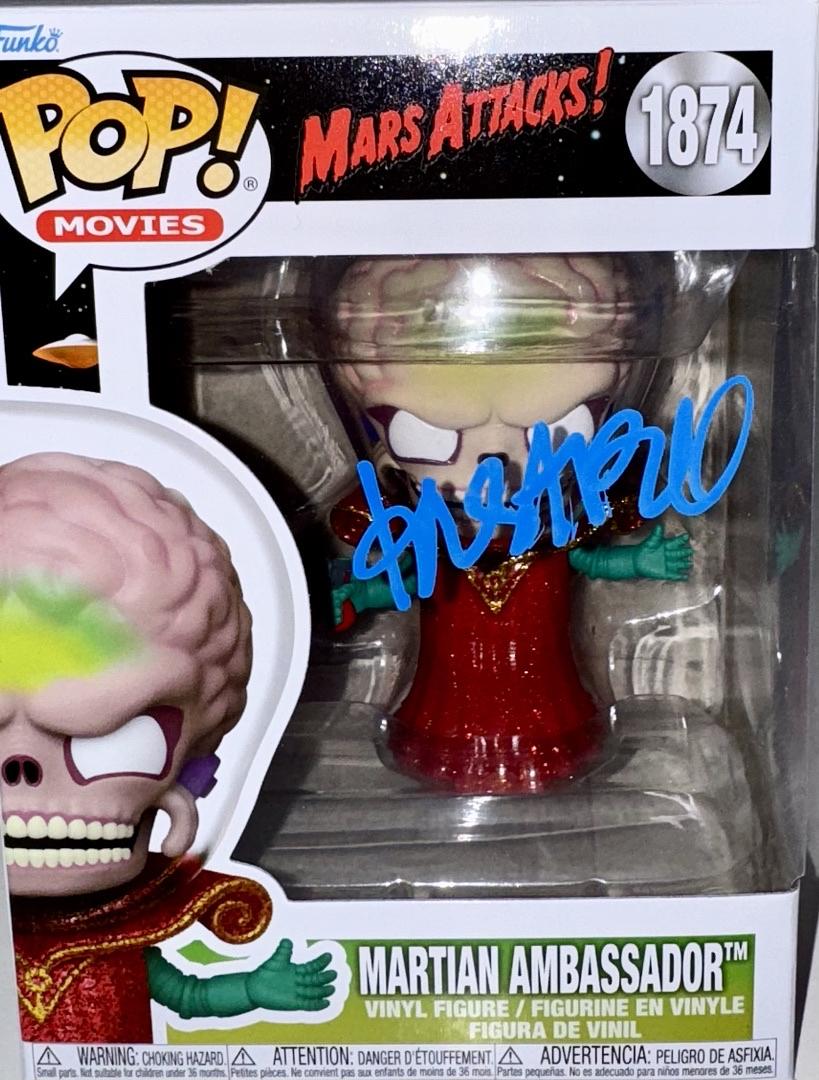 Kristen Bell Signed Funko Pop #1874 Martian Ambassador (Mars Attacks) - JSA COA