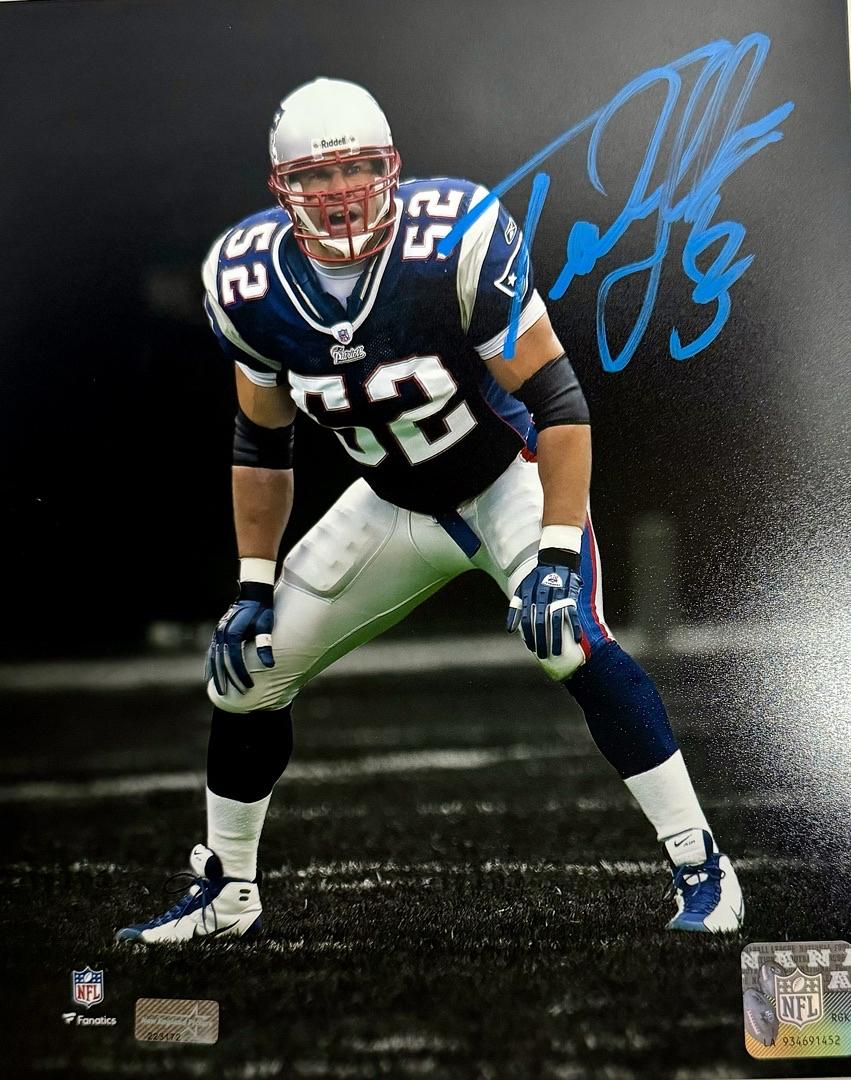 Ted Johnson Signed 8x10 Photo New England Patriots - NEP COA