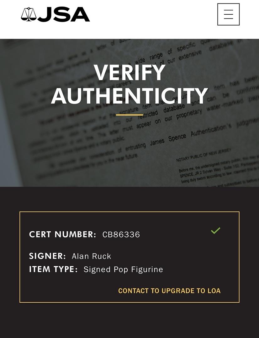 Alan Ruck Signed Funko Pop #1731 "Cameron Frye" (Ferris Bueller) w/Long Quote - JSA COA #01