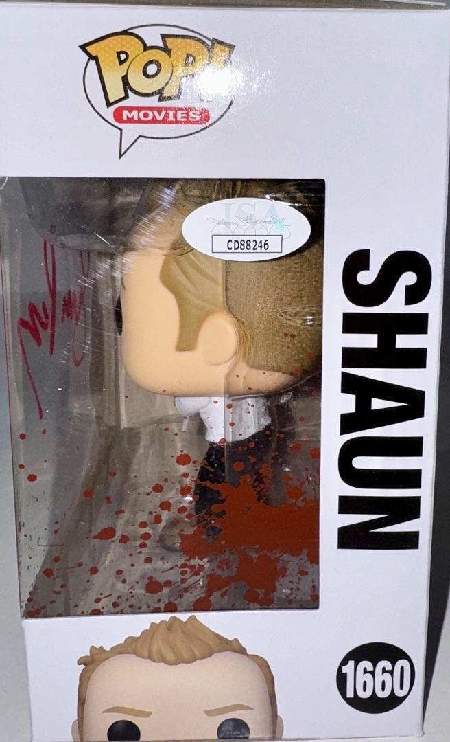 Simon Pegg Signed Funko Pop #1660 "Shaun" (Shaun Of The Dead) - JSA COA