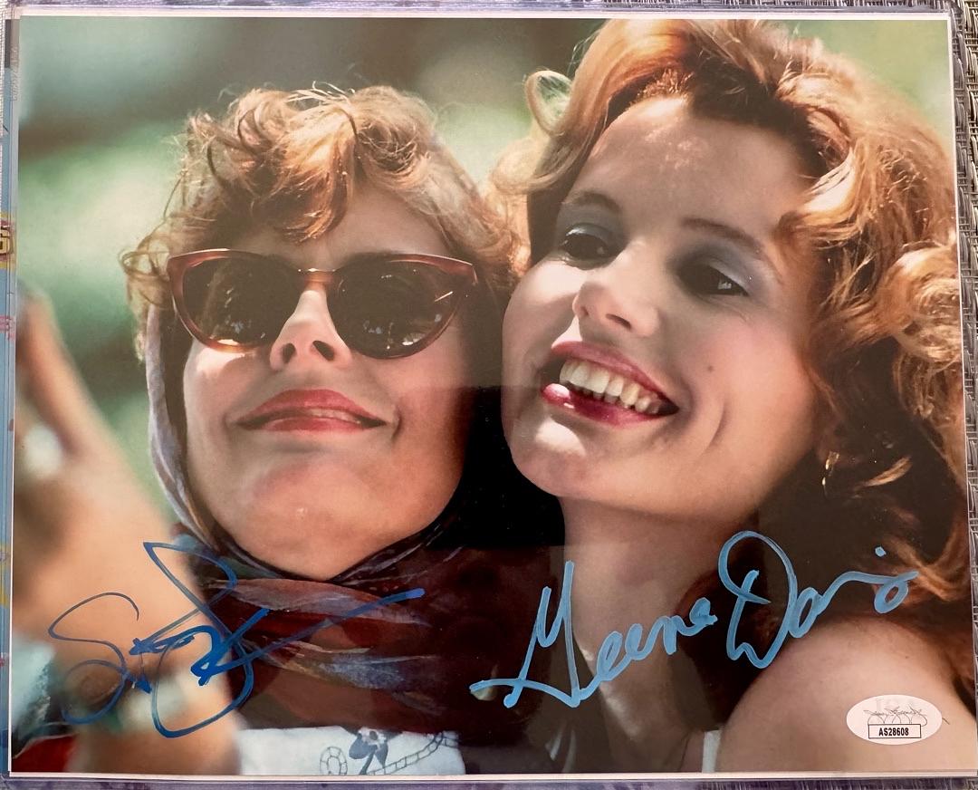 Geena Davis & Susan Sarandon Signed 8x10 Photo (Thelma & Louise) - JSA COA