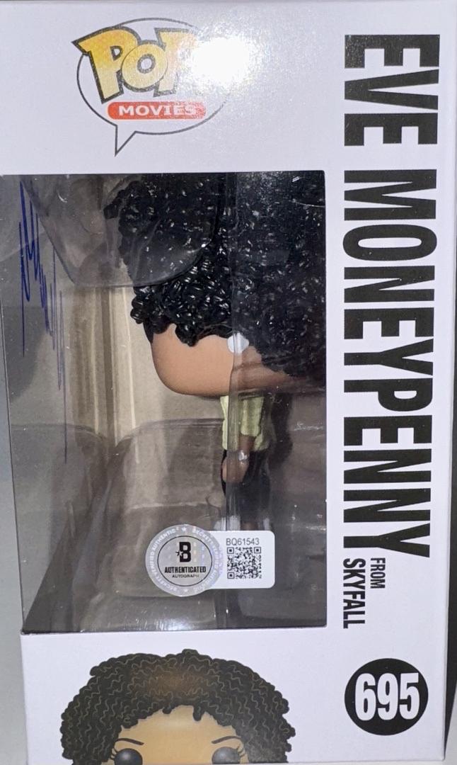 Naomie Harris Signed Funko Pop #695 "Eve Moneypenny" (James Bond 007) - Beckett COA #01
