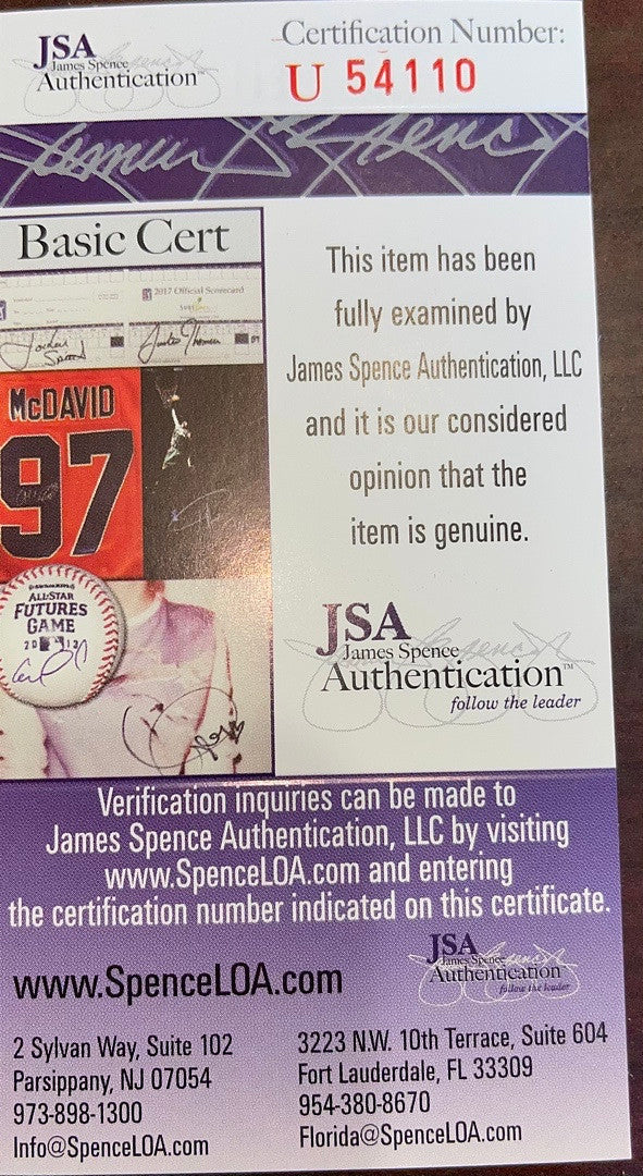 Joe Biden Signed Vice Presidential Seal Card (Personalized) *VERY RARE* - JSA COA