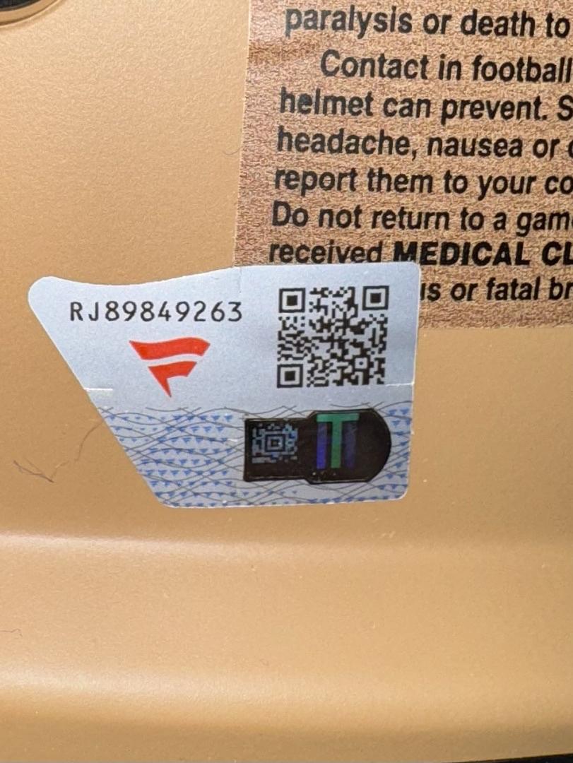 Tom Brady Autographed Tampa Bay Buccaneers Authentic "2023 Salute to Service"Riddell Speed Helmet Fanatics COA