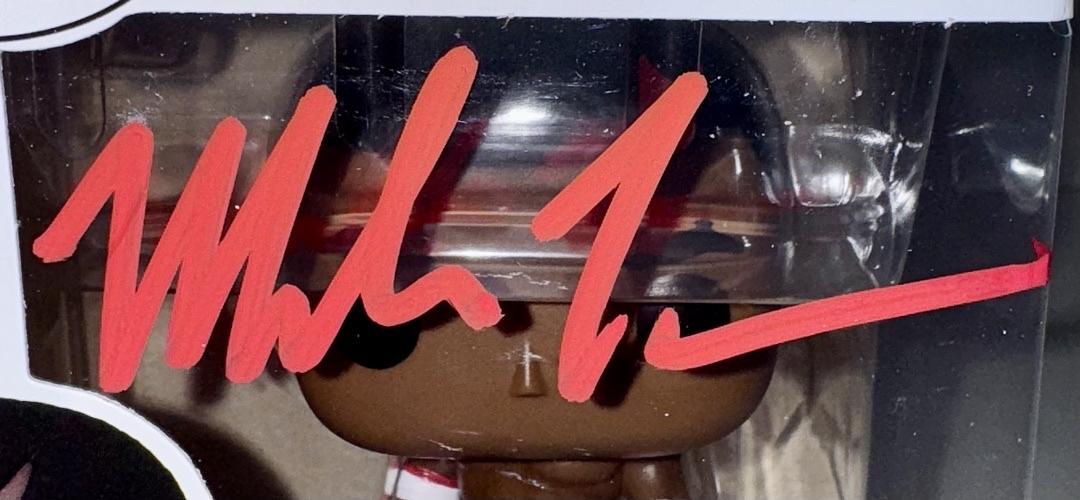 Mike Tyson Signed Funko Pop #01 (Red Ink) - Beckett COA
