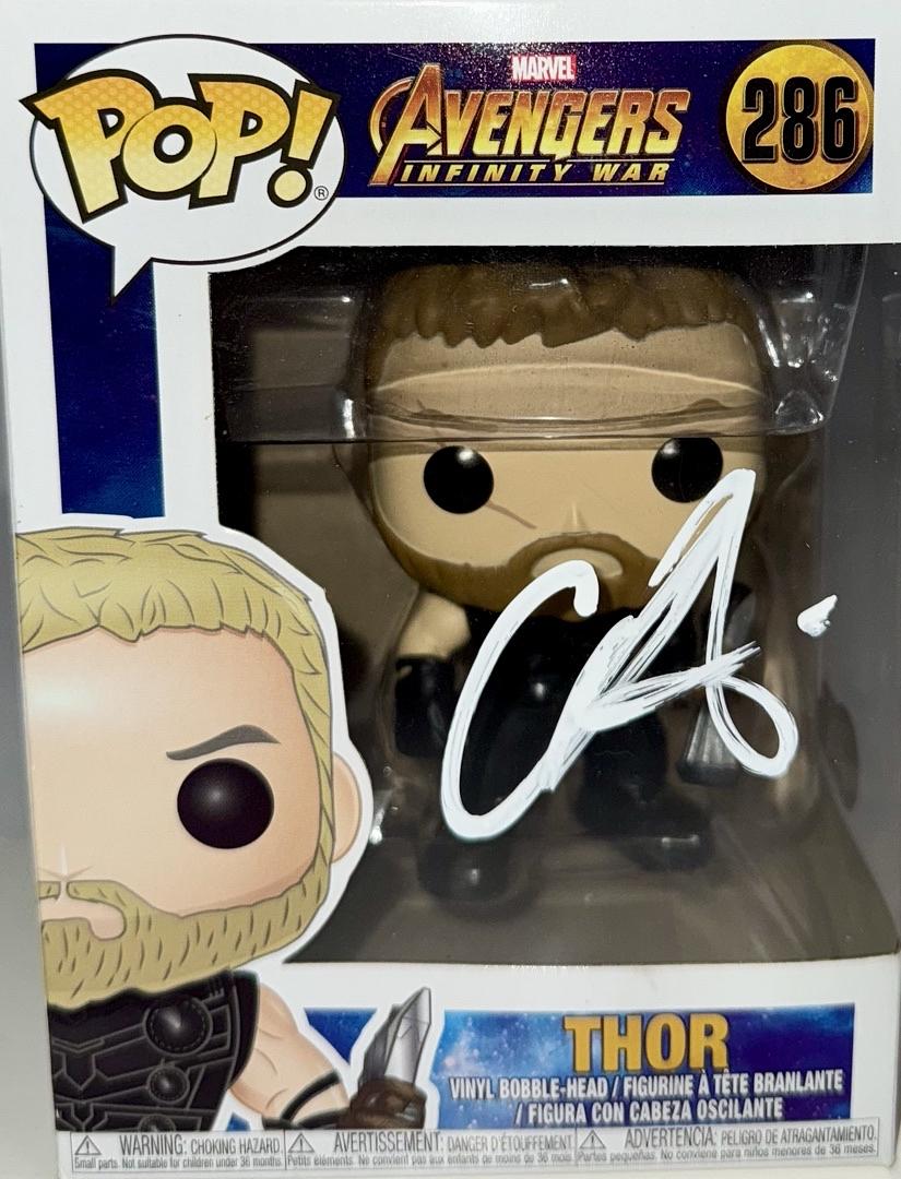 Chris Hemsworth Signed Funko Pop #286 "Thor" Avengers Infinity War - Beckett COA