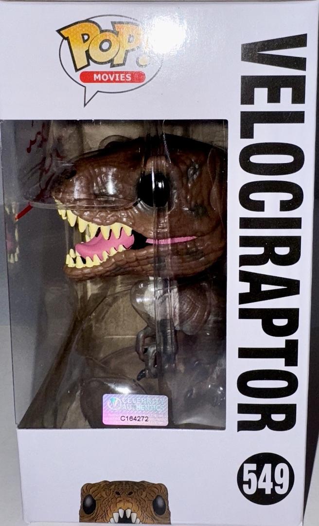Laura Dern & Sam Neill Signed 25th Anniversary Funko Pop #549 (Jurassic Park) *RARE* - Celebrity Authentics #01