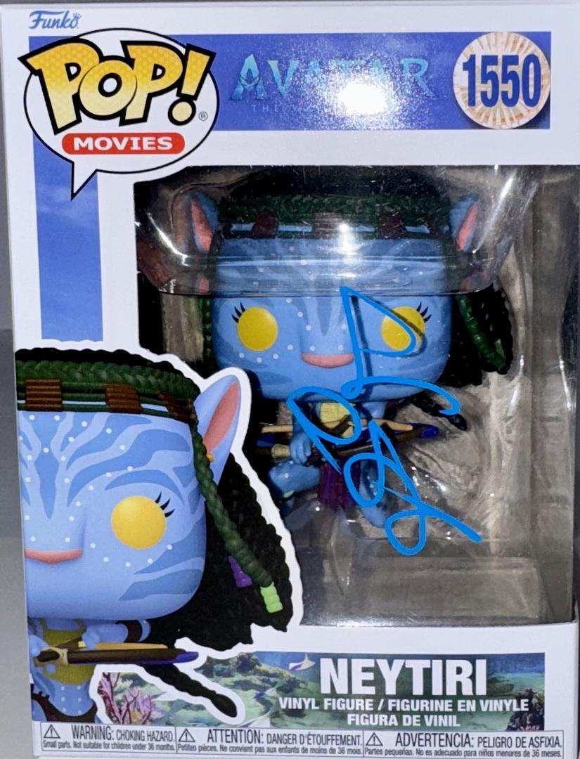 Zoe Soldana Signed Funko Pop #1550 "Neytiri" (Avatar) -Beckett COA