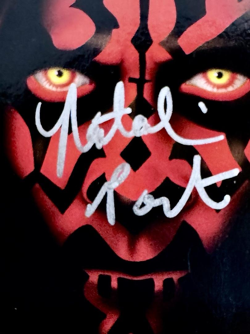 Natalie Portman Signed 1998 Star Wars Episode I (Phantom Menace) Action Figure 3.75" - Beckett COA