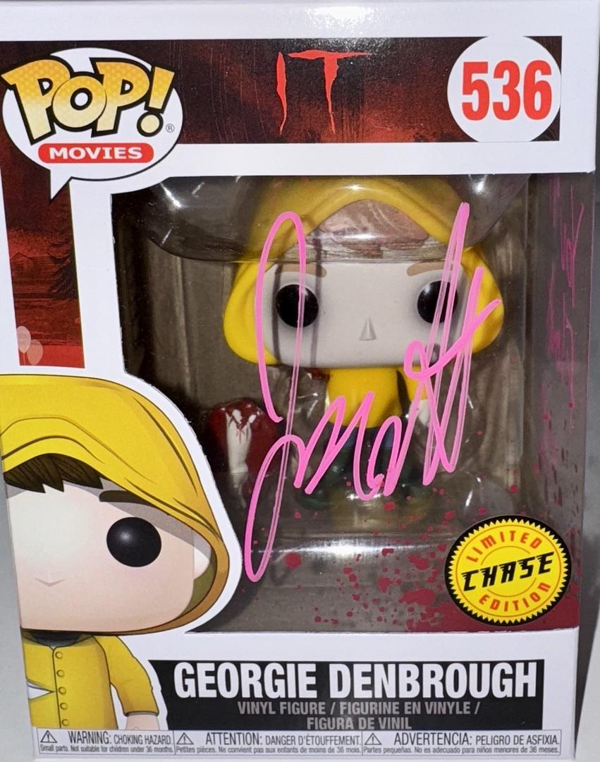 Jackson Robert Scott Signed Funko Pop #536 Chase Variant "Georgie Denbrough" (IT) - OCC Celebrity Marketing