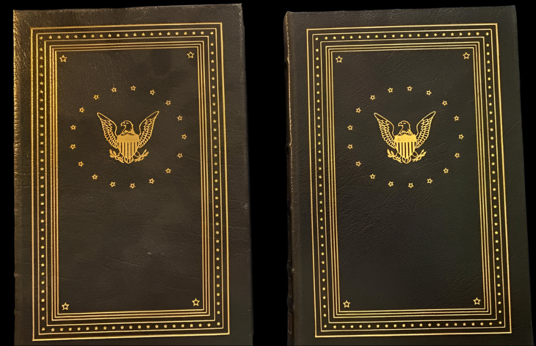 Richard Nixon Autographed Memoirs Volume I &II - Easton Press