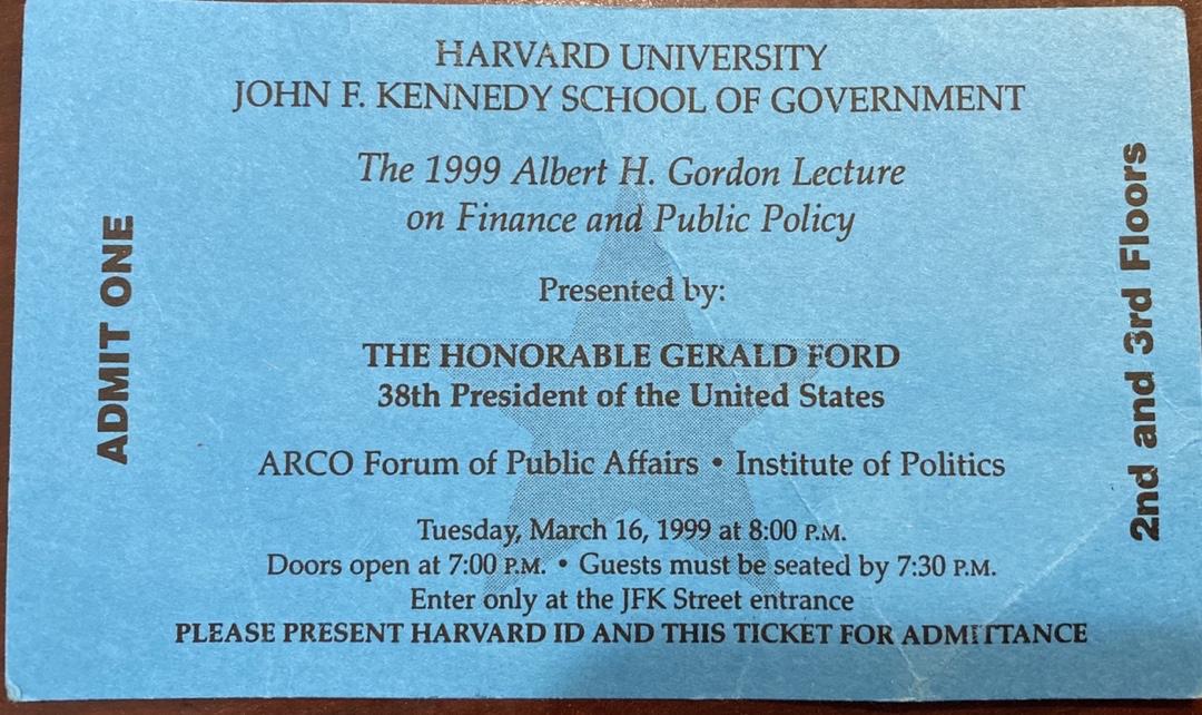 Gerald Ford signed 8x10 - JSA COA