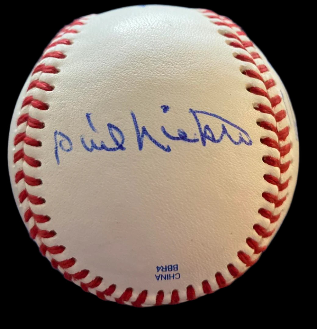 Multi-signed baseball Ron Guidry, Dale Murphy, Jack Morris, Phil Niekro, Lee Smith and Vince Coleman w/Beckett COA