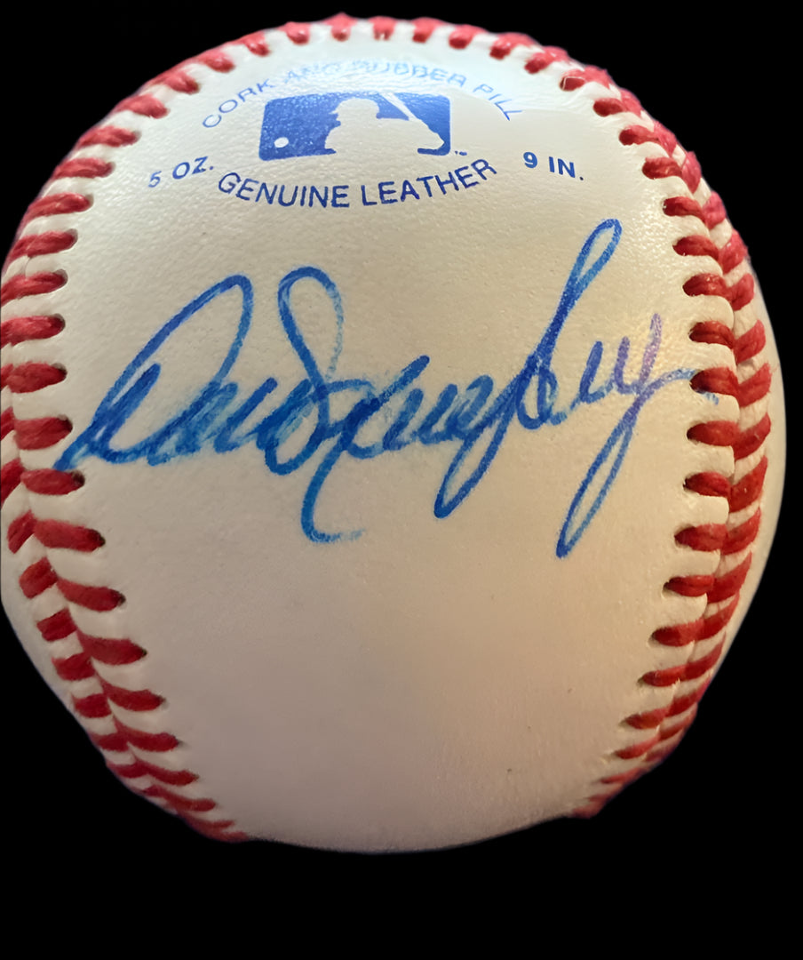 Multi-signed baseball Ron Guidry, Dale Murphy, Jack Morris, Phil Niekro, Lee Smith and Vince Coleman w/Beckett COA