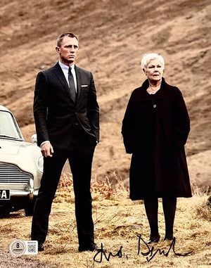 Judi Dench 8x10 Photo (James Bond) - Beckett COA