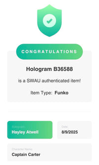 Hayley Atwell Signed Funko Pop #875 Captain Carter (WHAT IF...?)  - SWAU COA