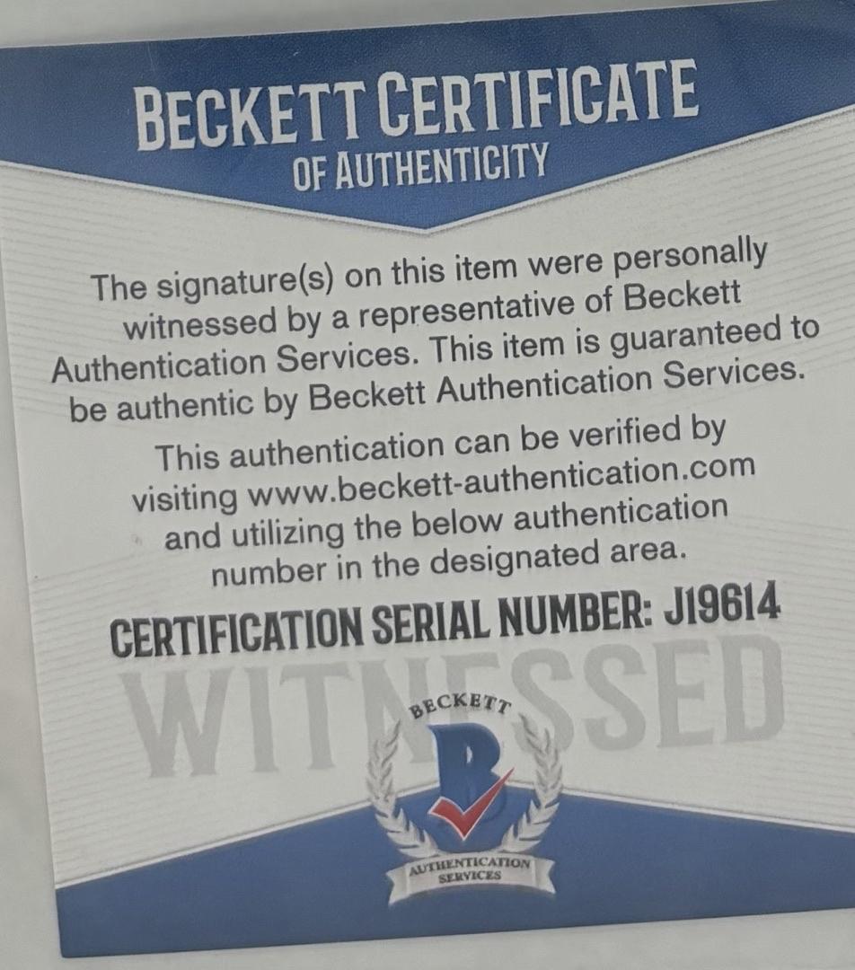 Magic Johnson signed replica basketball (Lakers) - Beckett COA