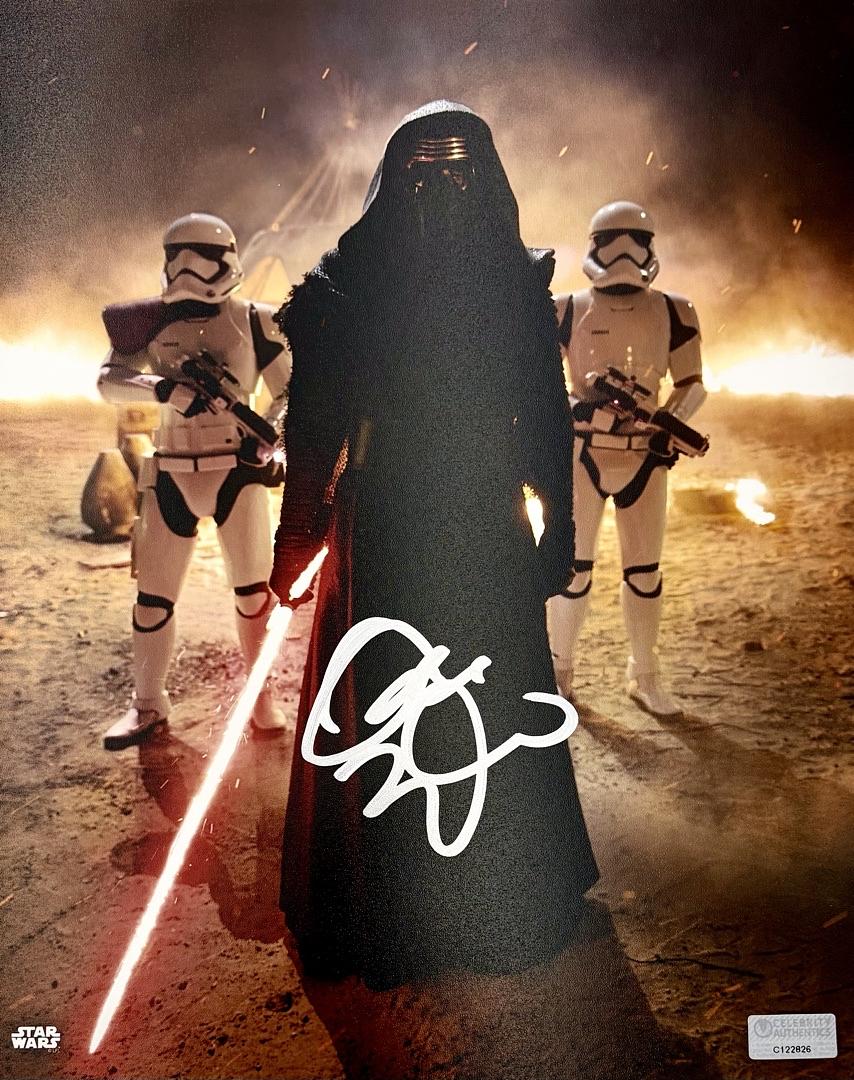 Adam Driver signed 8x10 (Star Wars) - Celebrity Authentics COA