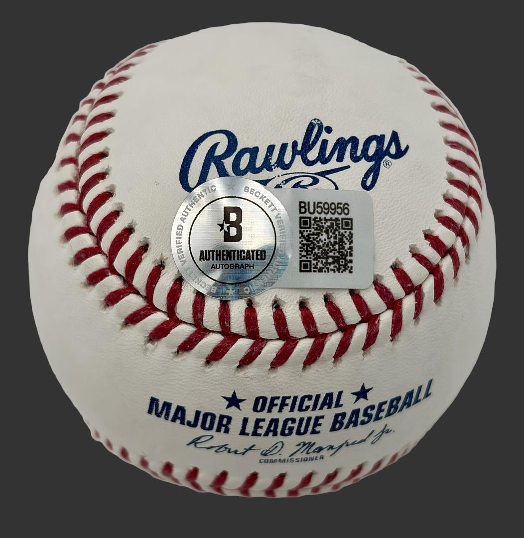 Jeff Goldblum signed ROMLB Baseball - Beckett COA