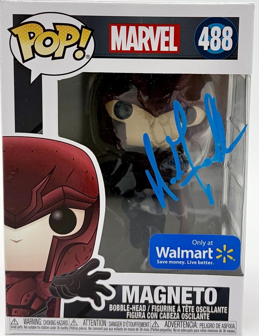 Michael Fassbender Signed Funko Pop #488 "Magneto" (X-Men) - Beckett COA (Copy)