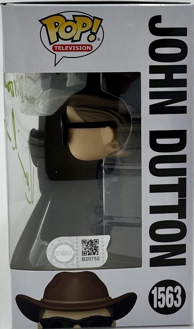 Kevin Costner Signed Funko Pop #1563 "Yellowstone" w/character name - SWAU COA