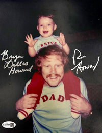 Ron Howard & Bryce Dallas Howard signed 8x10 JSA COA *RARE*