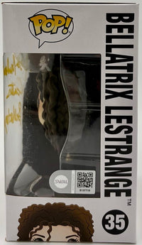 Helena Bonham Carter Signed Funko Pop #35 Bellatrix Lestrange w/character name (Harry Potter) - SWAU