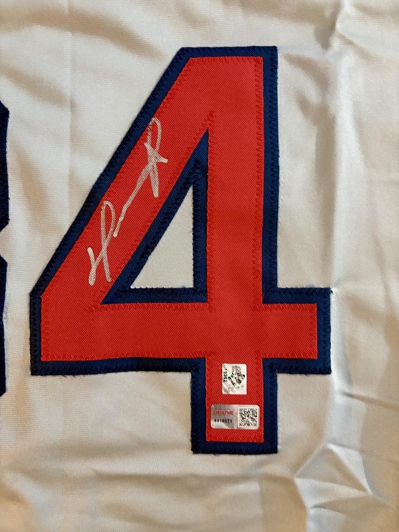 David Ortiz Autographed Custom White Red Sox Jersey -  TriStar COA
