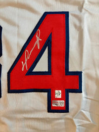 David Ortiz Autographed Custom White Red Sox Jersey -  TriStar COA