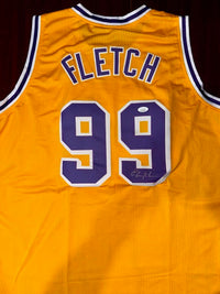 Chevy Chase (Fletch) signed Lakers Jersey - JSA COA