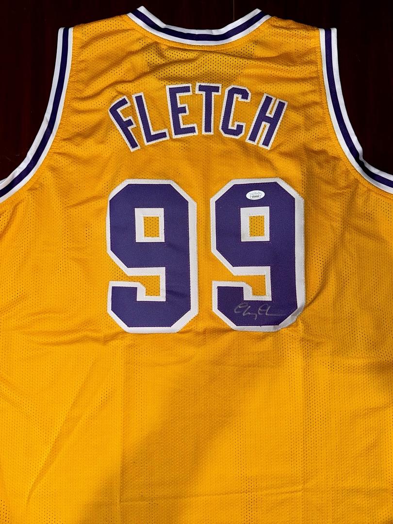 Chevy Chase (Fletch) signed Lakers Jersey - JSA COA