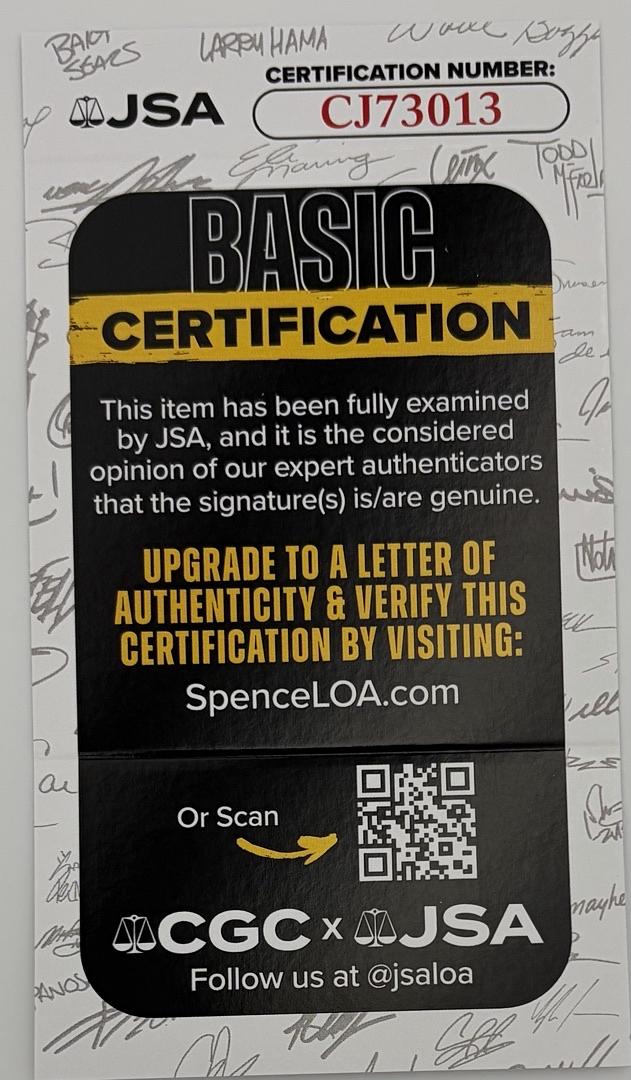 Ron Howard & Bryce Dallas Howard signed 8x10 JSA COA *RARE*