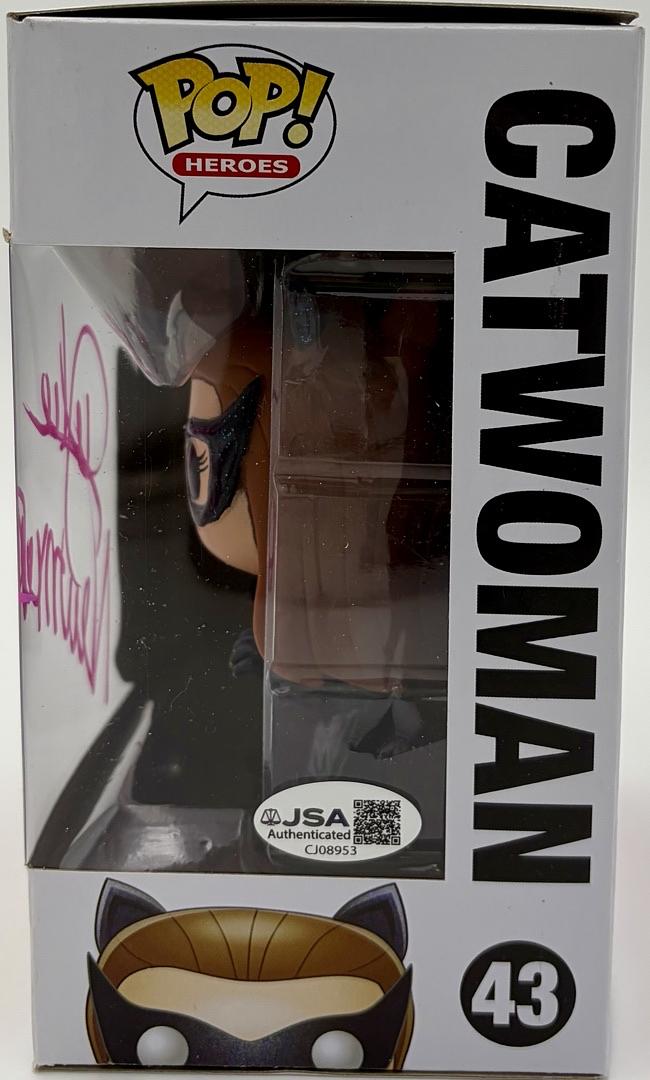 Julie Newmar Signed Funko Pop #43 Catwoman (Batman)  - JSA COA