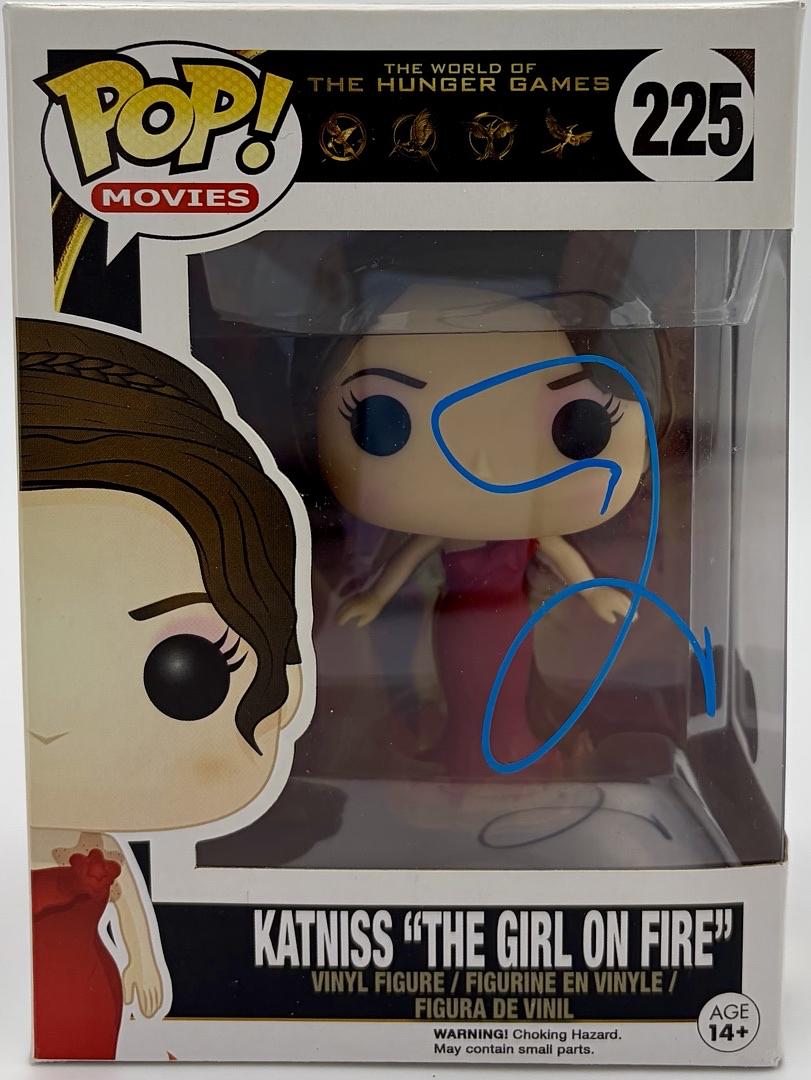 Jennifer Lawrence signed Hunger Games Funko #225 - Beckett COA *RARE*