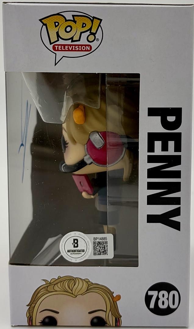 Kaley Cuoco Signed #780 Penny from Big Bang Theory Funko Pop - Beckett COA