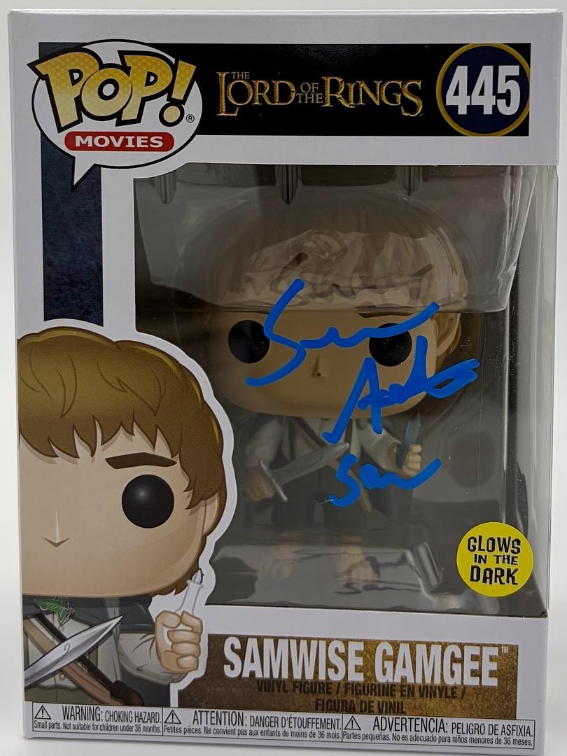 Sean Astin signed "Samwise" Funko #445 (Lord of the Rings) - Beckett COA