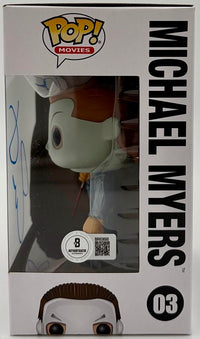Jamie Lee Curtis Signed Funko Pop #03 Michael Myers Halloween (Blue Ink) - Beckett COA