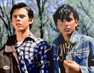 Ralph Macchio & C. Thomas Howell signed 11x14 (The Outsiders) - JSA COA