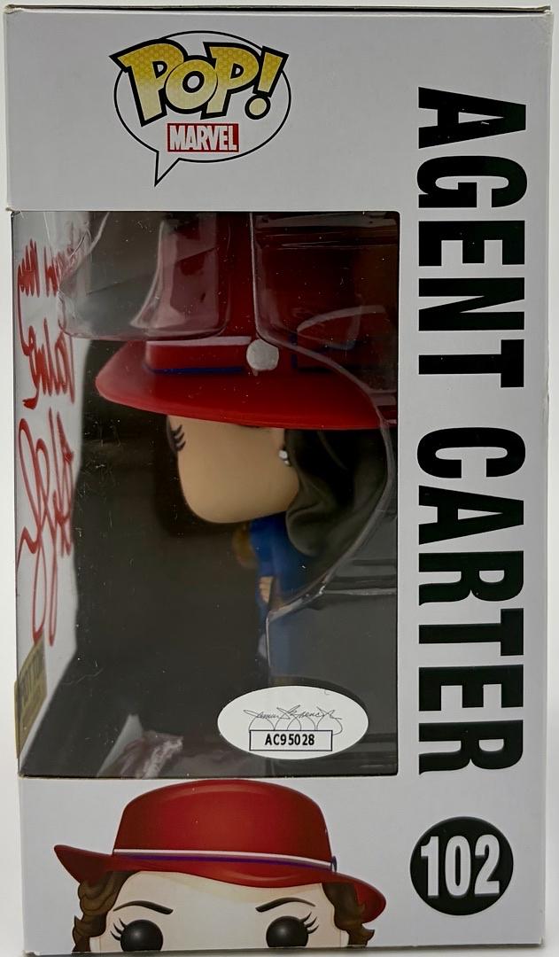 Hayley Atwell Signed "Agent Carter" Funko #102 - Beckett COA