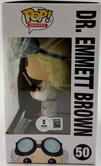 Christopher Lloyd Signed Funko Pop #50 "Dr. Emmett Brown" (Back To The Future) - Beckett