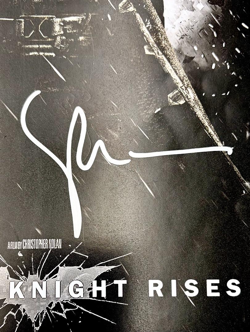 Tom Hardy & Gary Oldman signed 8x12 (Dark Knight Rises) - SWAU COA