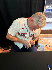Lenny DiNardo signed 04 World Series ROMLB baseball (Red Sox) - JSA COA