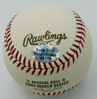 Pedro Martinez signed 2004 World Series Baseball - Sureshot COA