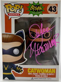 Julie Newmar Signed Funko Pop #43 Catwoman (Batman)  - JSA COA