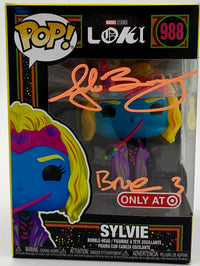 Jake Busey signed "Sylvie" Funko #988 (Loki) - SWAU COA