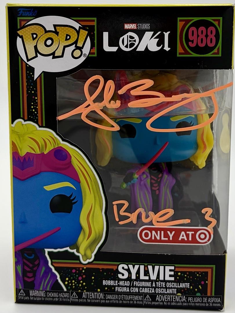 Jake Busey signed "Sylvie" Funko #988 (Loki) - SWAU COA