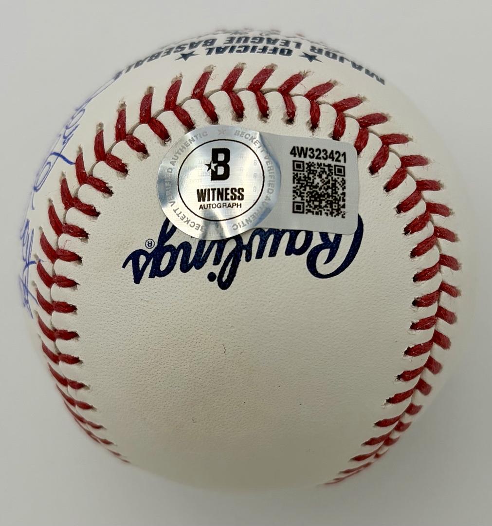 Chaz Palminteri signed baseball w/long quote - Beckett COA